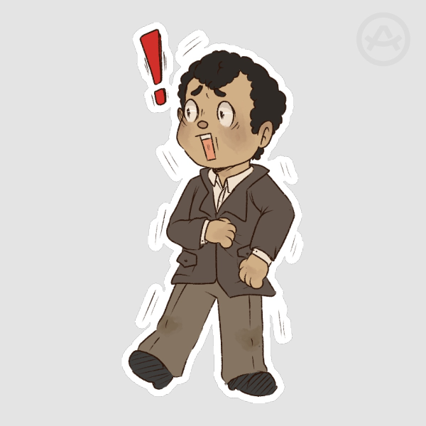Adrian Monk Sticker