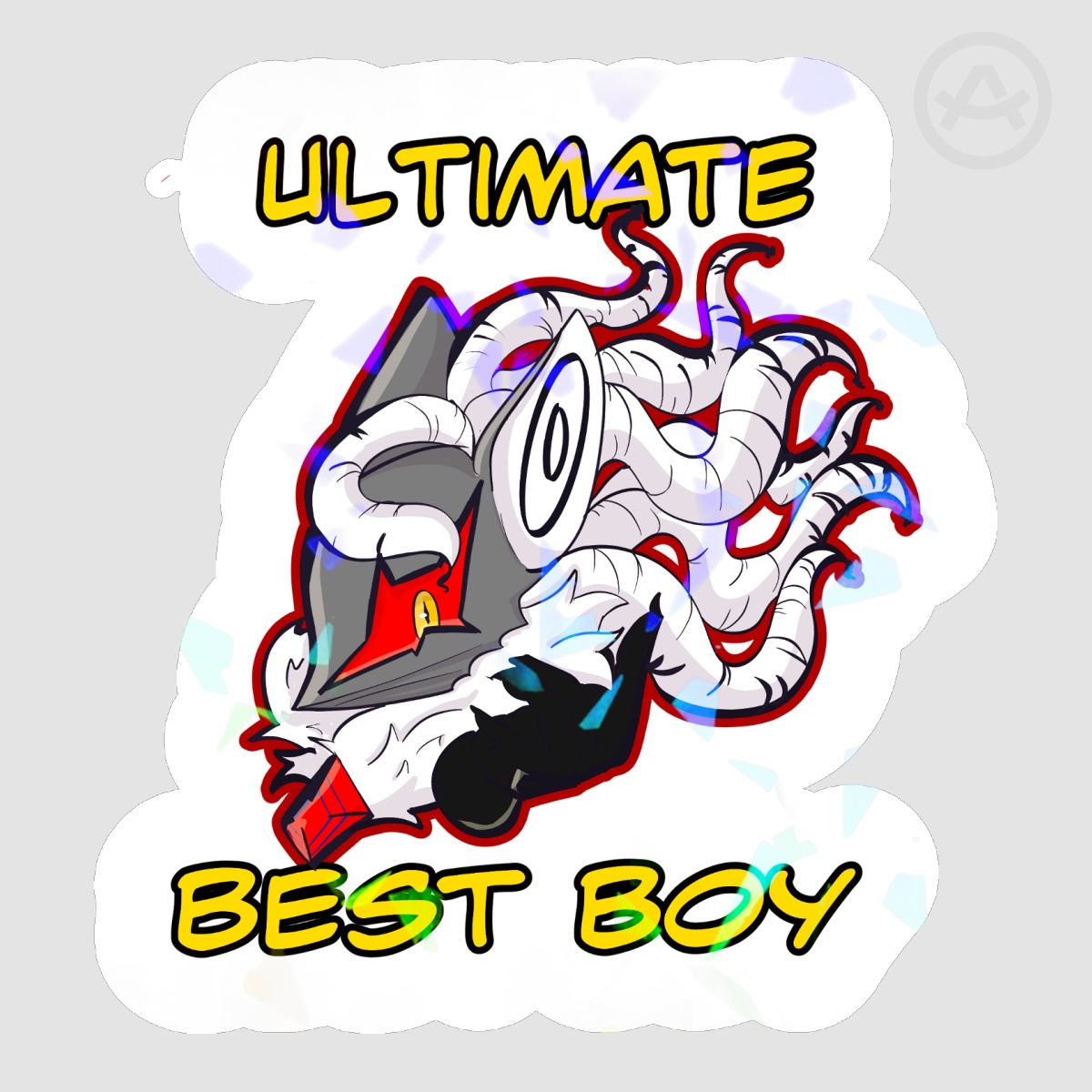 Ultimate best boy Die Cut Stickers