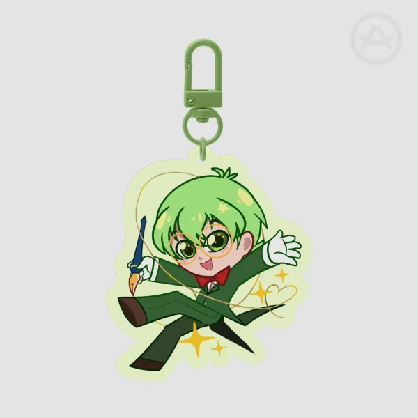 That one Bookworm Keychain