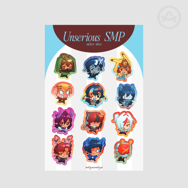 Unserious SMP Sticker Sheets
