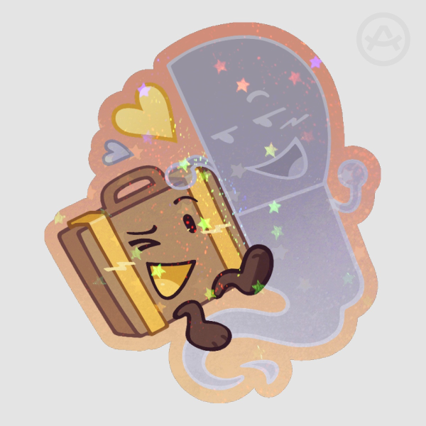 Knife & Suitcase (Knifecase) Die Cut Sticker