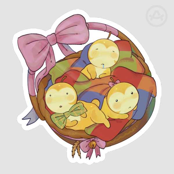Apple Basket sticker