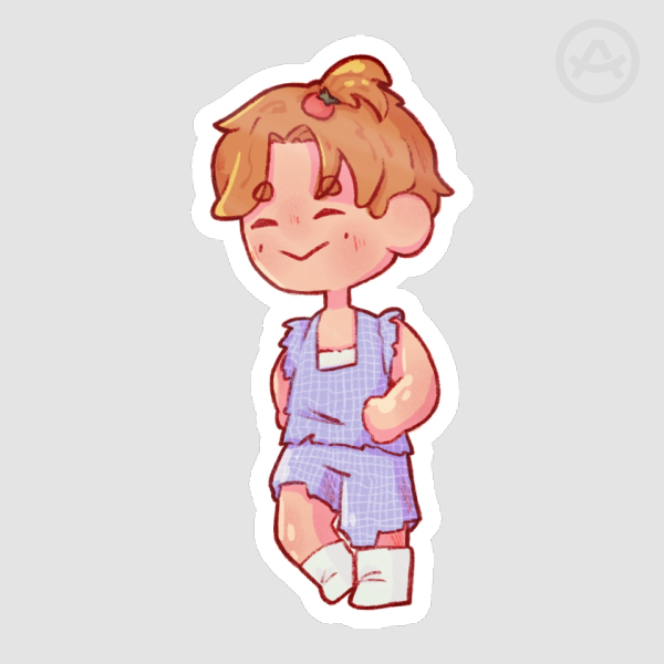 Stray Kids IN Mauled Pajamas Die Cut Stickers