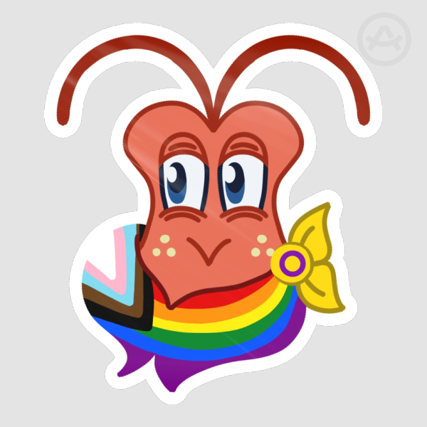 LGBTQ+ Pride Kril sticker