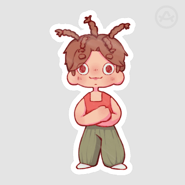 Stray Kids LeeKnow Watermelon Die Cut Stickers