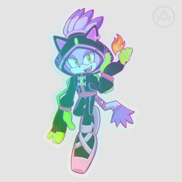 NEON Blaze Vinyl Die Cut Sticker