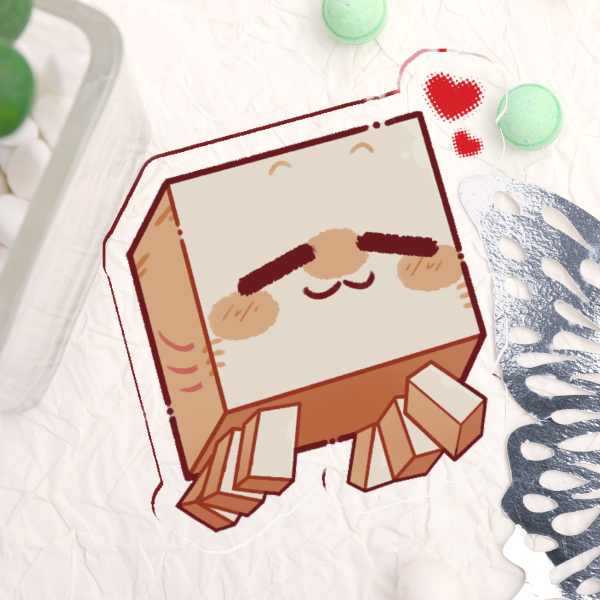 Happy Ghast (Minecraft) Acrylic Pin