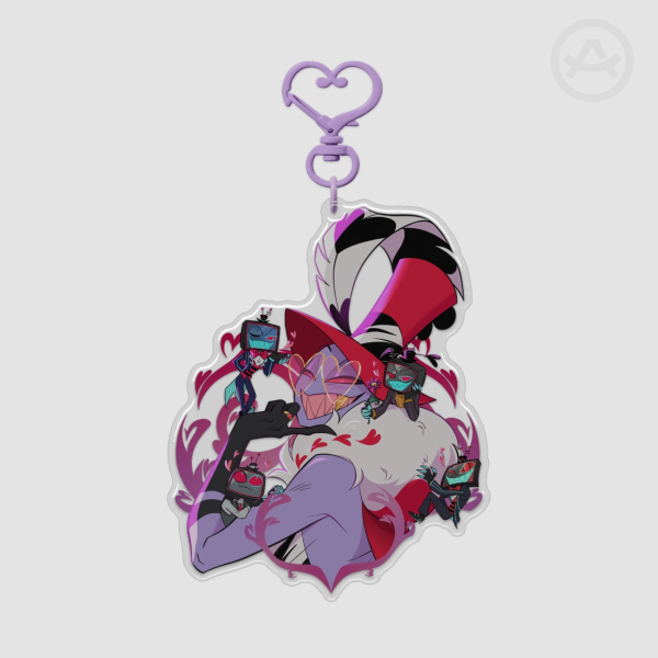 StaticMoth tiny simp-Epoxy Clear Acrylic Keychains