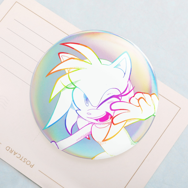 Amy Rose Holographic Badge