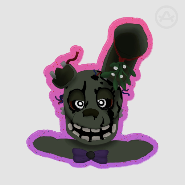 Springtrap Mistletoe Acrylic Pin