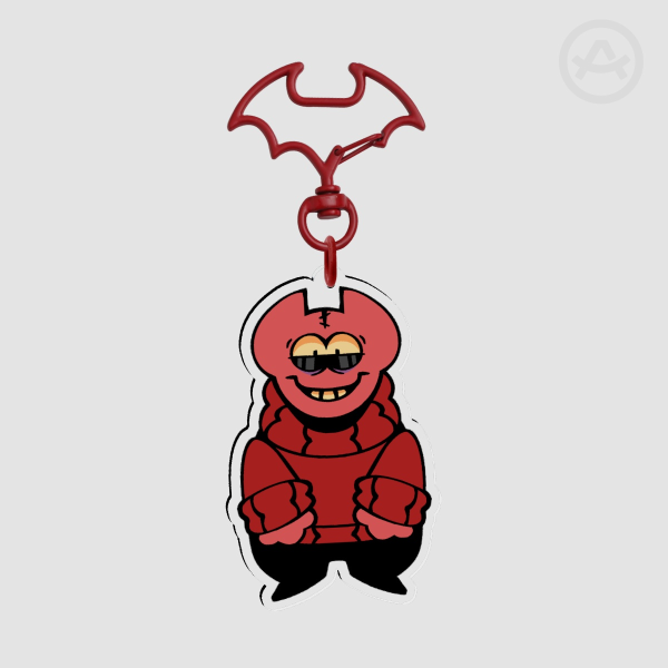Spooky Month Bob Velseb Keychain!