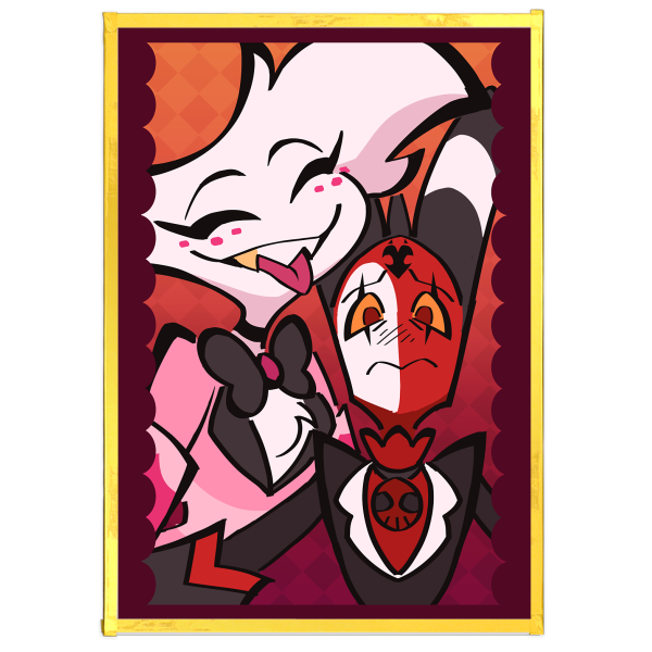 Angel & Blitz Selfie - Art Board