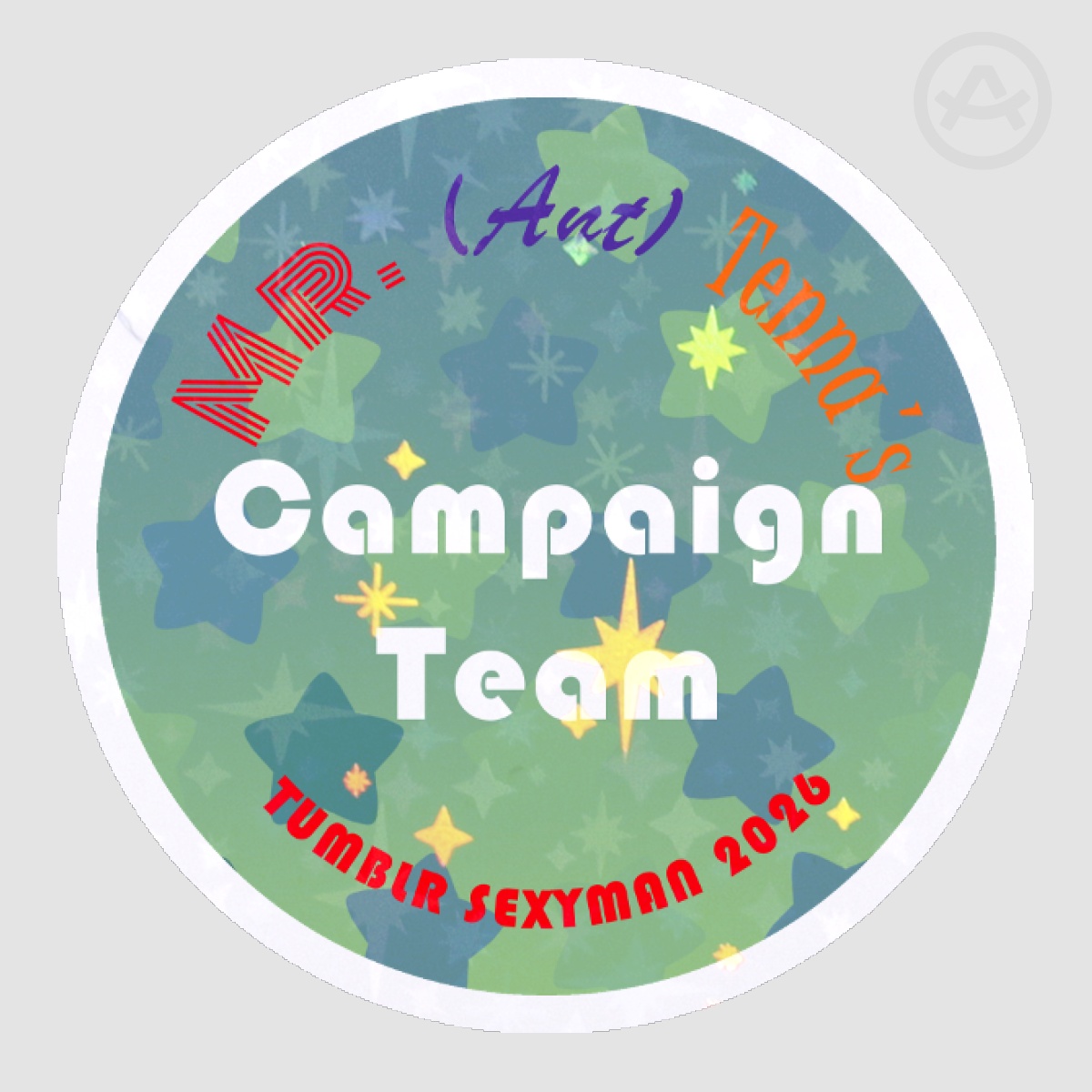 Tenna's Campaign Team Sticker