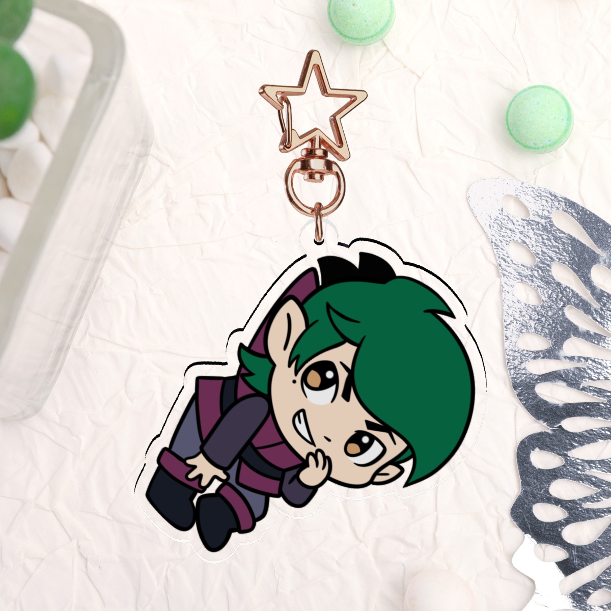 Ed Acrylic Keychain