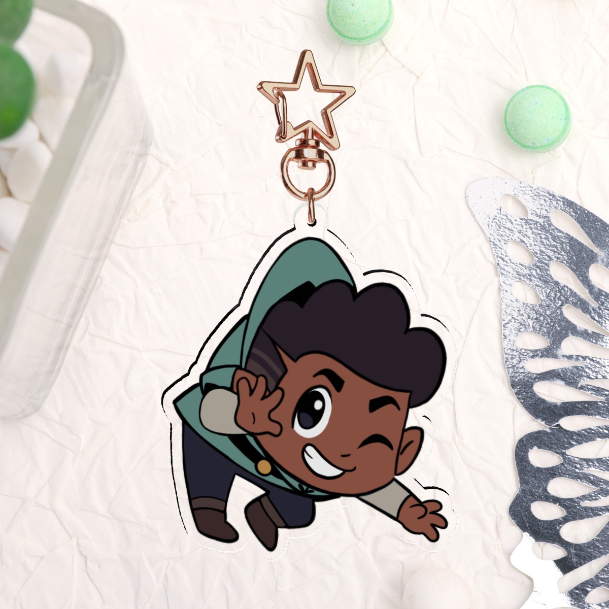 Gus Acrylic Keychain