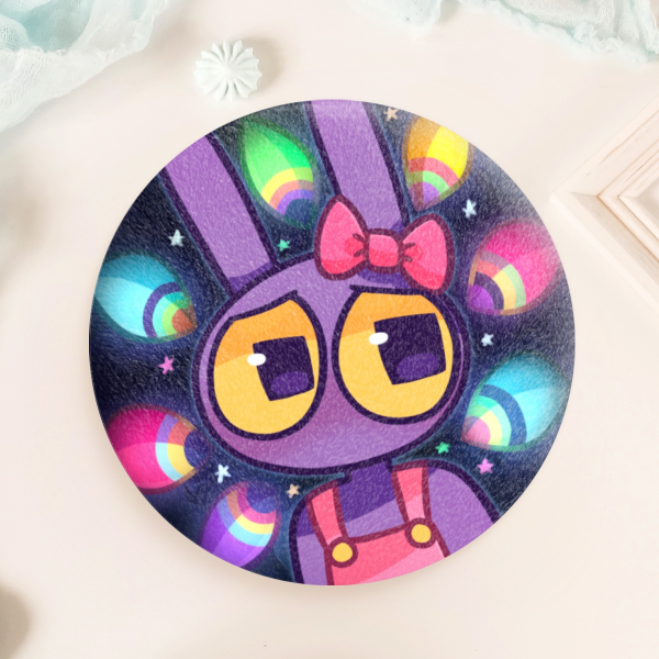 Digital circus jax plush pin