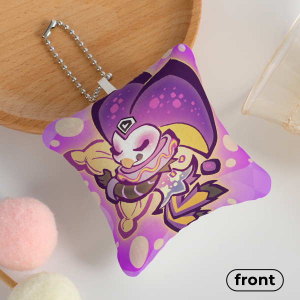 Sleepy Robofizzie - Mini Pillow Keychain