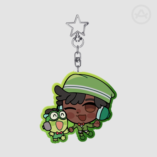 Lucio & Keroppi Overwatch Acrylic Charm