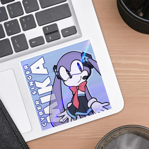 CYBER SINGER MIKA sticker