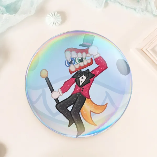 The Ringmaster || Caine & Bubble Button Pin