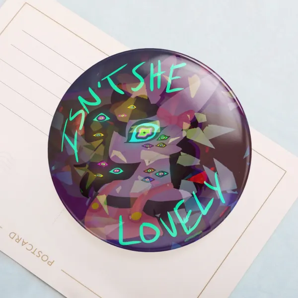 Isn’t She Lovely || Abstracted Jax Button Pin