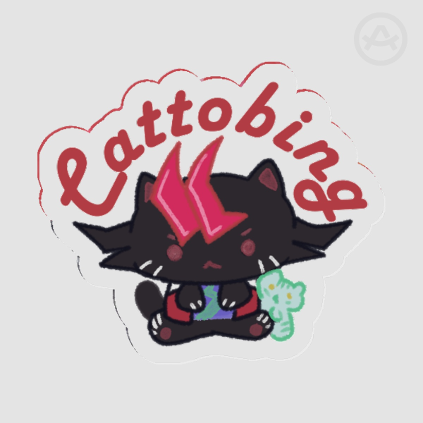 Cattobing - 5cm Acrylic Pin