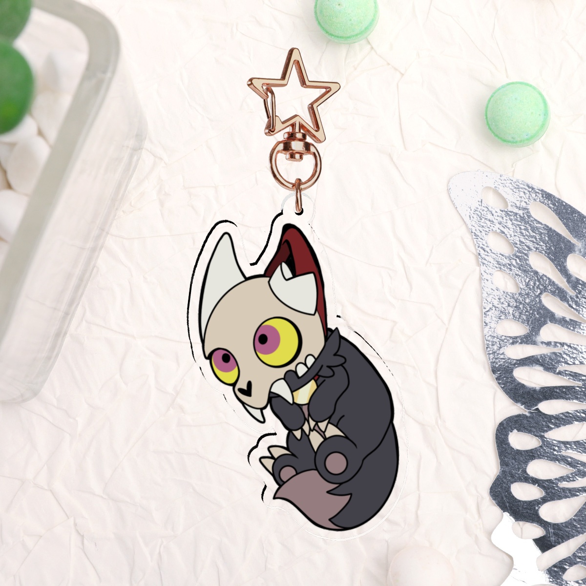 King Acrylic Keychain