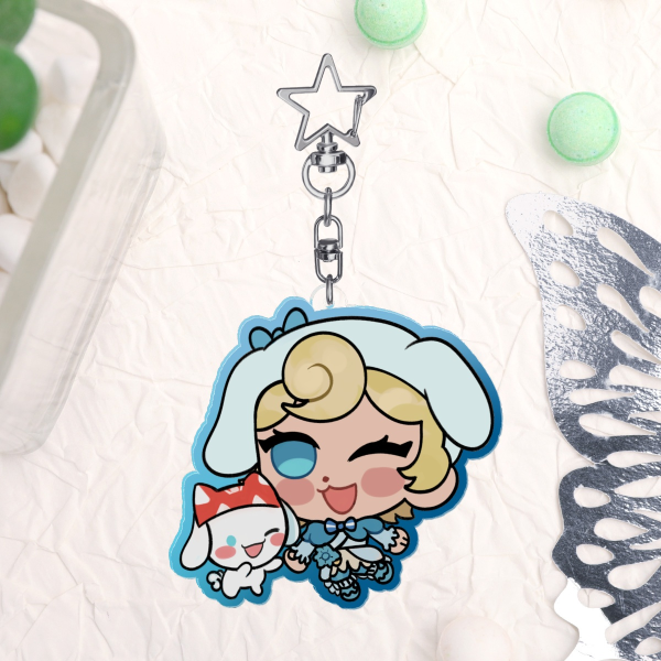 Kiriko & Cinnamoroll Acrylic Charm