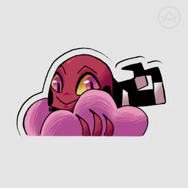 Corkscrew Acrylic Pin