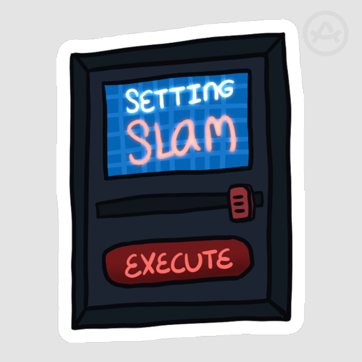 Setting: SLAM | Among Us Matte Sticker
