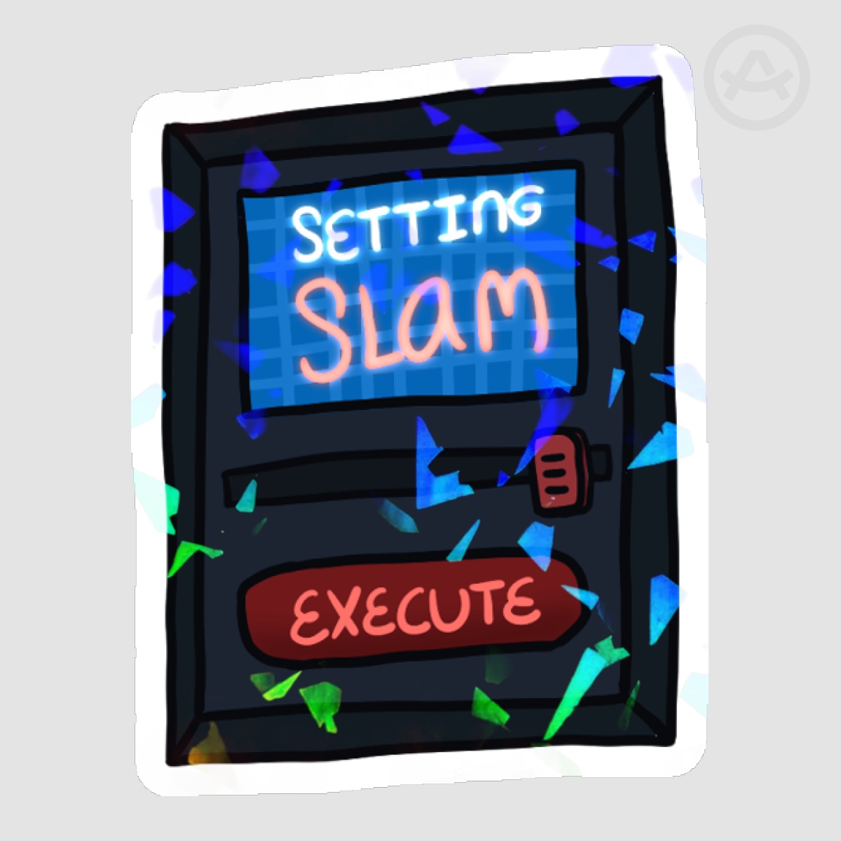Setting: SLAM | Among Us Holo Sticker