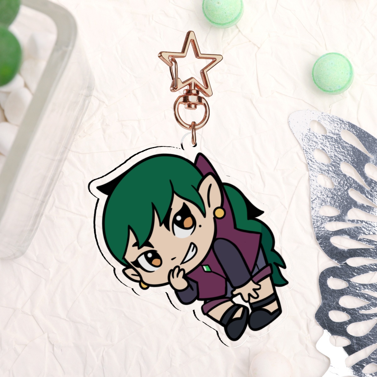 Em Acrylic Keychain