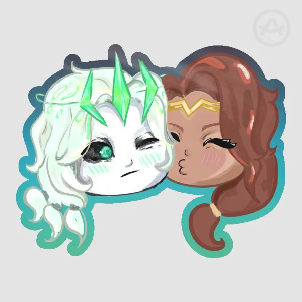 Viego x Isolde League of legends Sticker