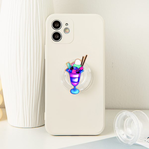 sweet treat Acrylic Airbag Phone Holder - 1.96"(50mm), Rainbow