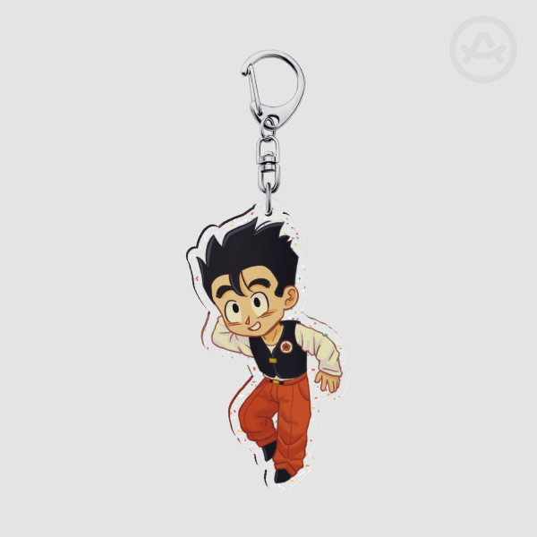 Gohan Acrylic Keychain - Glitter