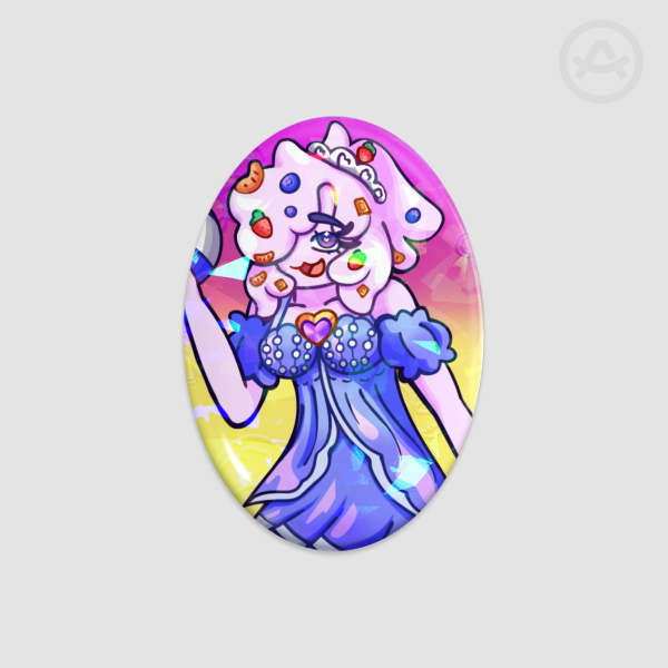 Nephele Coloful Summertime oval pin