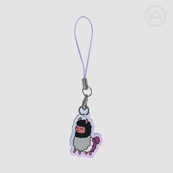 Asexual Llama [RAINBOW CHARM]