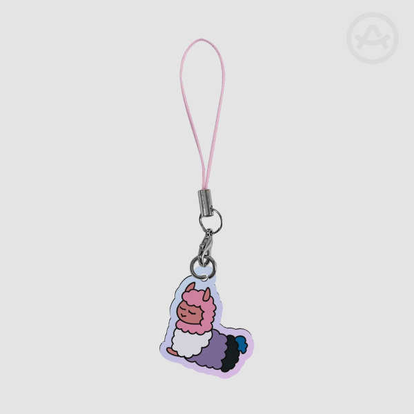 Genderfluid Llama [RAINBOW CHARM]