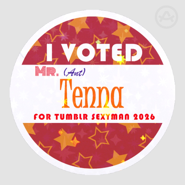 I Voted Tenna Sticker