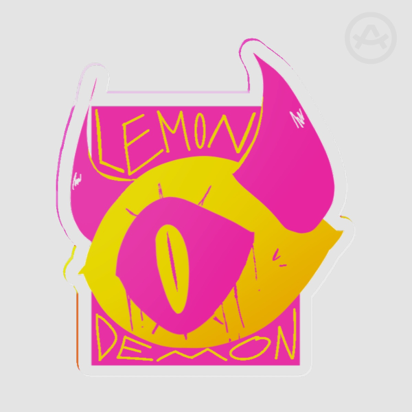 Lemon Demon Acrylic Pin