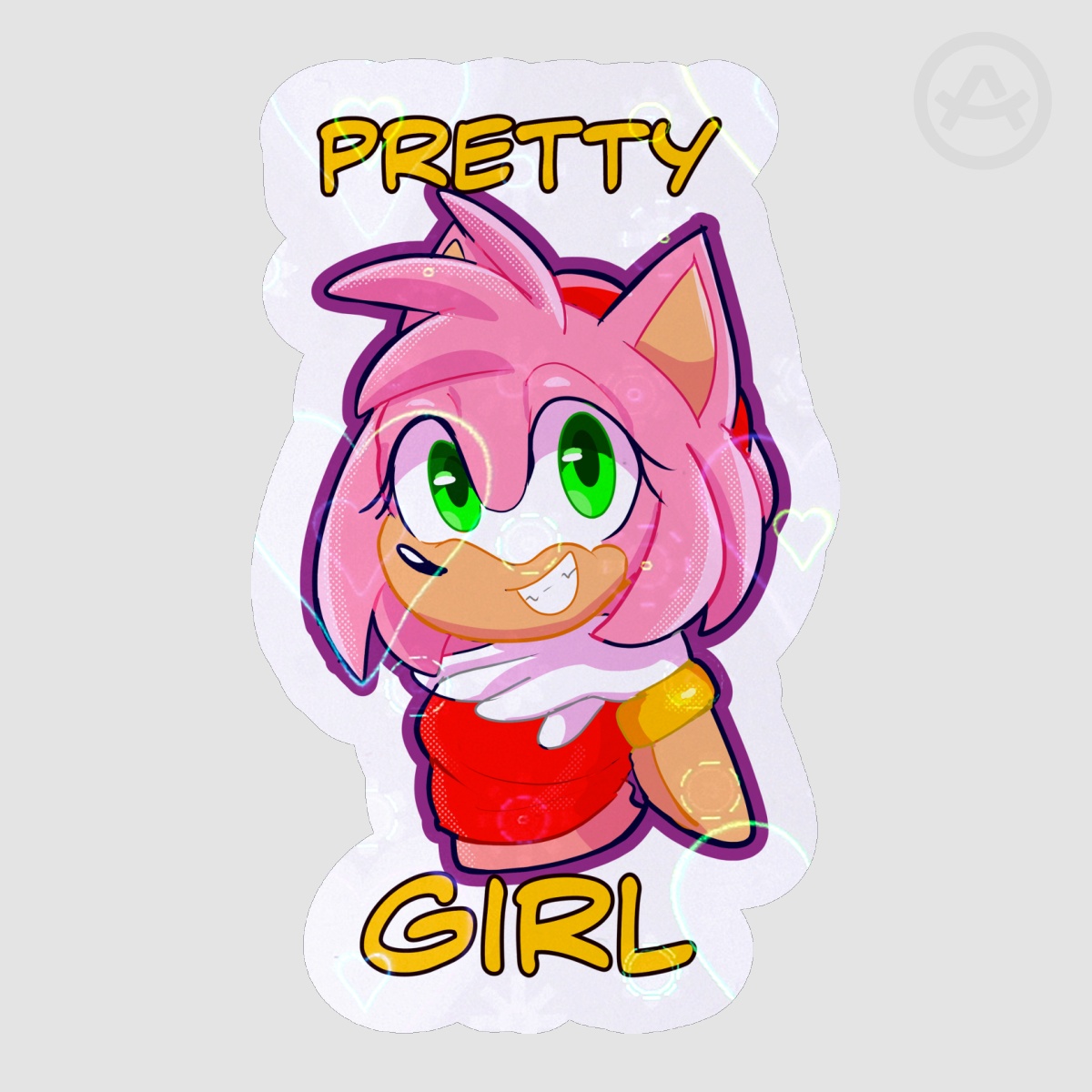 Pretty Girl Die Cut Stickers