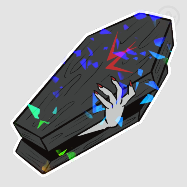 VL Holo Coffin Sticker
