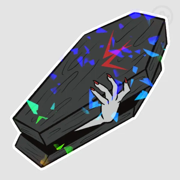 VL Holo Coffin Sticker