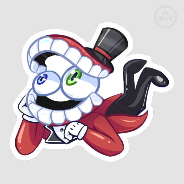 Cain Sticker The Amazing Digital Circus