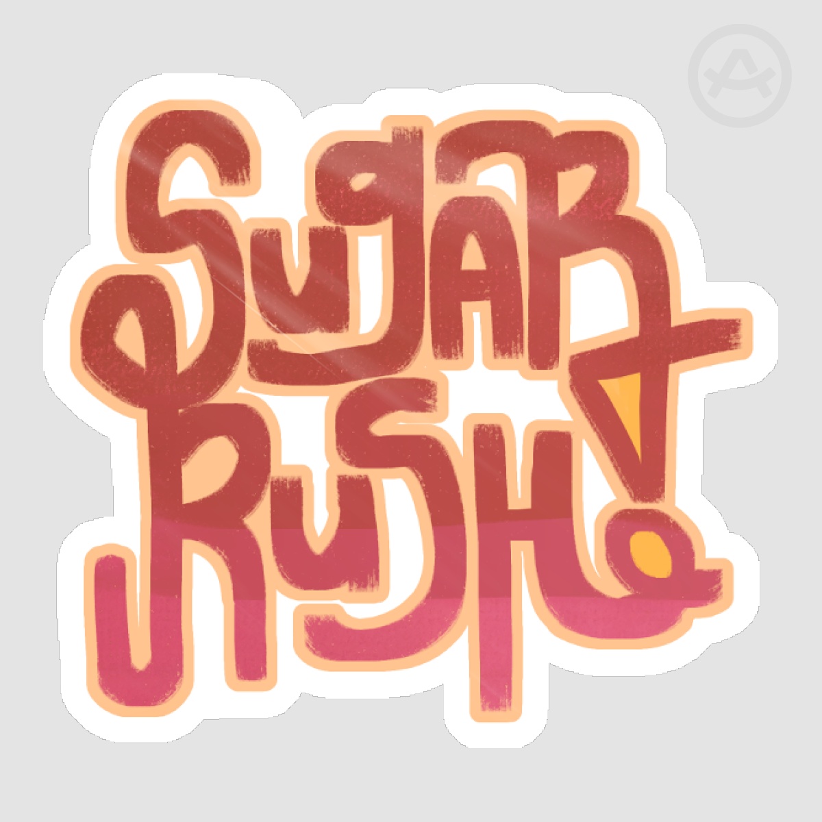 Sugar Rush! Sticker