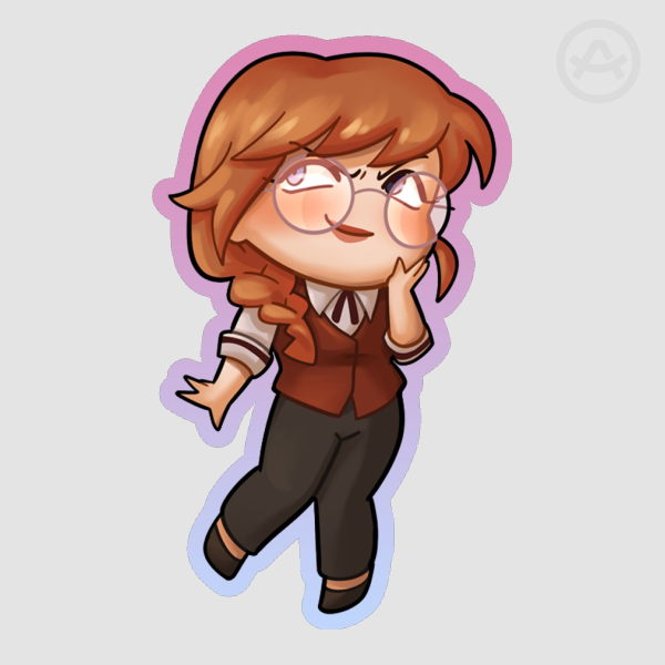 Chibi Killer Fawn Die Cut Sticker