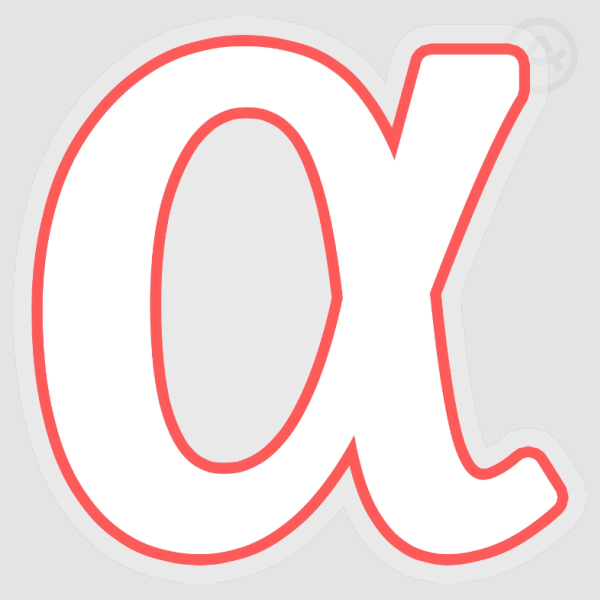 Omegaverse: Alpha Symbol (Vinyl Sticker)