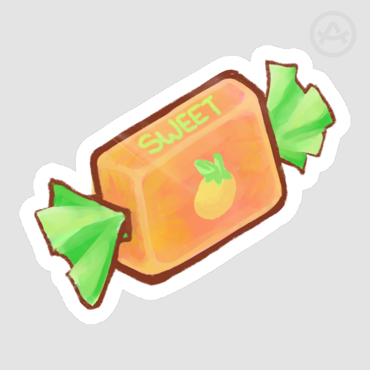 Fruity Candy (Mango Flavored) Sticker