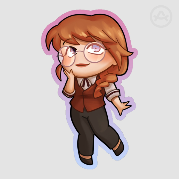Chibi Fawn Die Cut Sticker