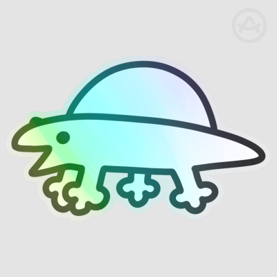 Dime Big Transparent Sticker